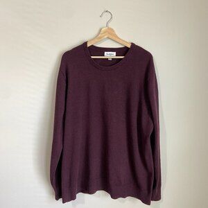 Goodfellow & Co. Men's (XXL) Lightweight Long Sleeve Wine Colored Sweater